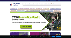 Desktop Screenshot of colchester.ac.uk