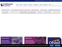 Tablet Screenshot of colchester.ac.uk